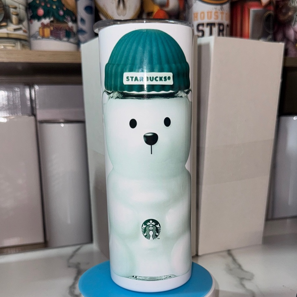 20oz Starbucks Bear Tumbler - Picture 2 of 7